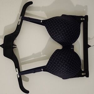 Blue Black 34D Bra